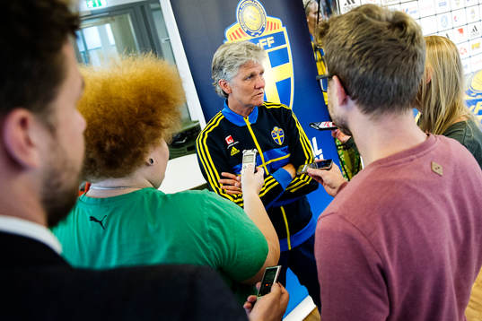 Sveriges förbundskapten Pia Sundhage