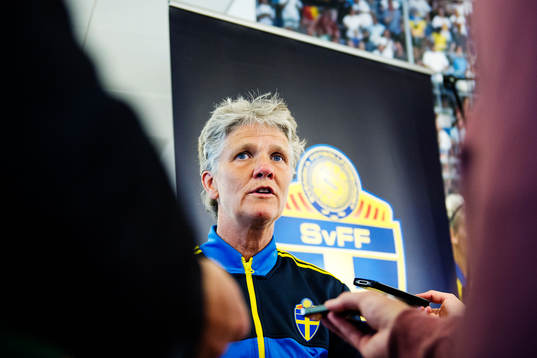 Sveriges förbundskapten Pia Sundhage