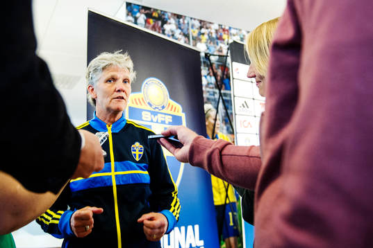 Sveriges förbundskapten Pia Sundhage