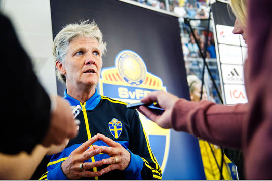 Sveriges förbundskapten Pia Sundhage