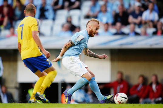 Ventspils Tornike Tarkhnishvili mot Malmö FFs Magnus