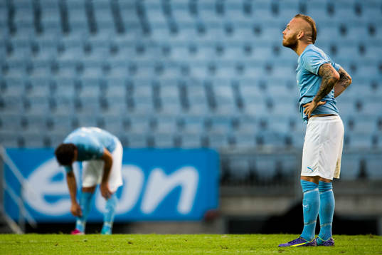 Malmö FFs Magnus Eriksson deppar