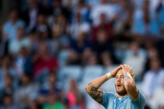 Malmö FFs Magnus Eriksson deppar