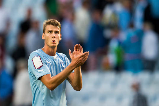 Malmö FFs Johan Hammar tackar publiken