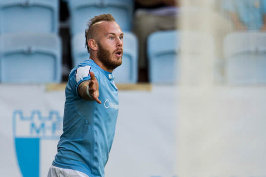 Malmö FFs Magnus Eriksson vill ha frispark