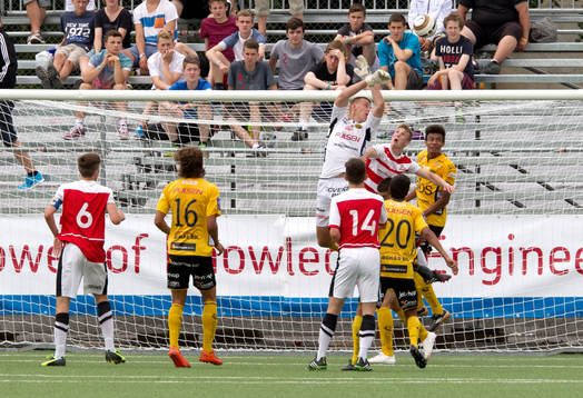 Match i Gothia Cup mellan Elfsborg och Doncaster