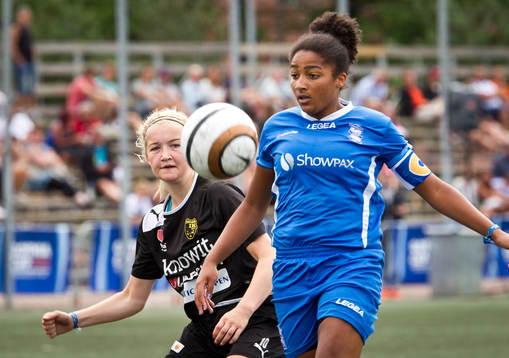 Match i Gothia Cup mellan Umeå och Birmingham
