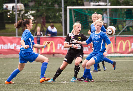 Match i Gothia Cup mellan Umeå och Birmingham