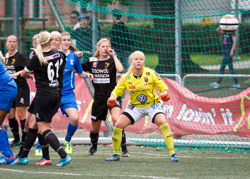Match i Gothia Cup mellan Umeå och Birmingham