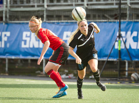 Match i Gothia Cup mellan Örebro SK och Bayer Leverkusen