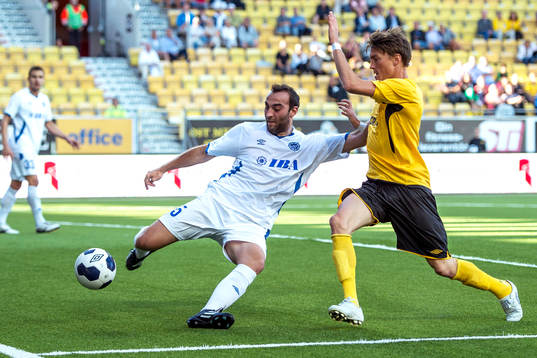Inter Bakus Aleksandre Amisulashvili och Elfsborgs Lasse
