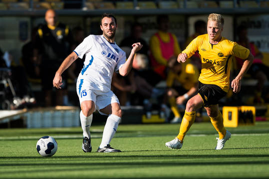 Inter Bakus Yohan Bocognano och Elfsborgs Per Frick