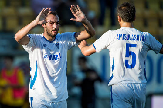 Inter Bakus Yohan Bocognano (v) och Aleksandre
