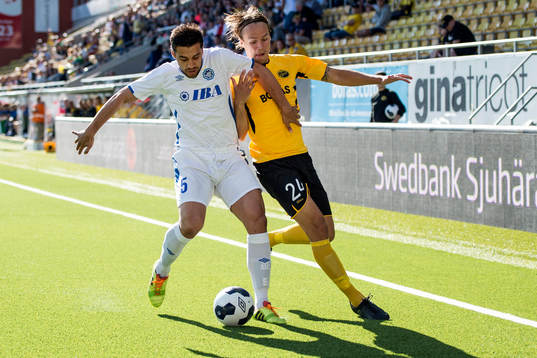 Inter Bakus Aleksandre Amisulashvili och Elfsborgs Viktor