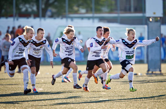Match i Gothia Cup mellan Mjällby och Elfsborg