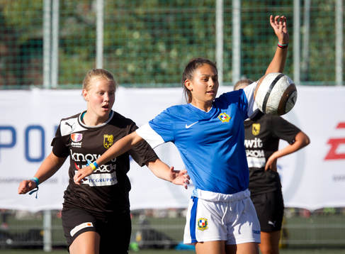 Match i Gothia Cup mellan Umeå och San Gabriel CD