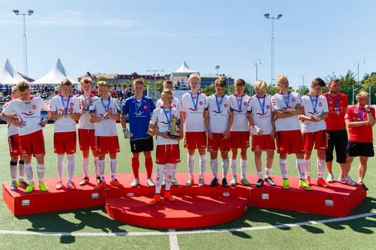 Final i B16 mellan HK 1 och Onsala BK, HK1 slutar tvåa