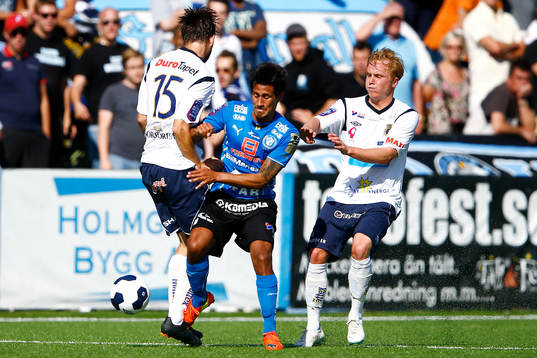 Gefles Skuli Jon Fridgeirsson (vänster) och Marcus Hansson