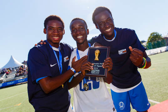 Final i B17E Tipselit Trophy mellan Mjällby AIF och Right
