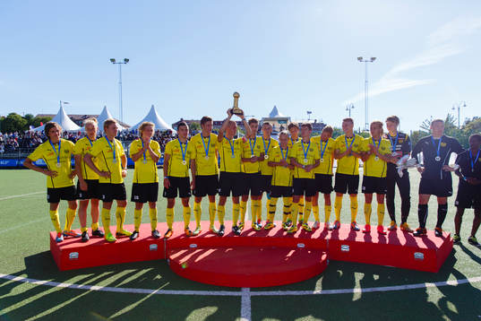 Final i B17E Tipselit Trophy mellan Mjällby AIF och Right