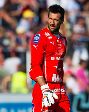 Halmstads målvakt Stojan Lukic