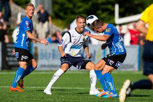 Gefles David Fällman och Halmstads Simon Silverholt