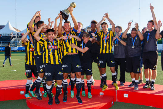 Final i B18 mellan BK Häcken och Lärje Angered IF,