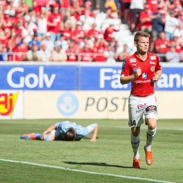 Kalmars Måns Söderqvist gör 1-0