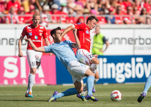Malmös Ricardo Ferreira och Kalmars Melker Hallberg