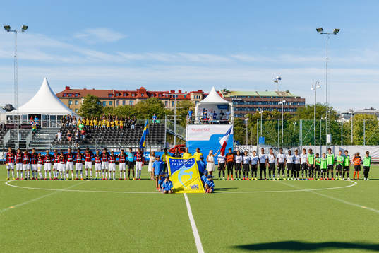 Final i B14 mellan Senlis U.S.M och IF Brommapojkarna