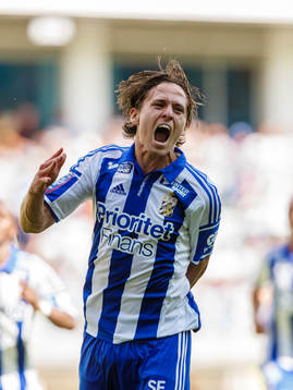 IFK Göteborgs Lasse Vibe jublar