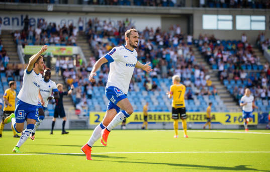 Norrköpings Emir Kujovic jublar