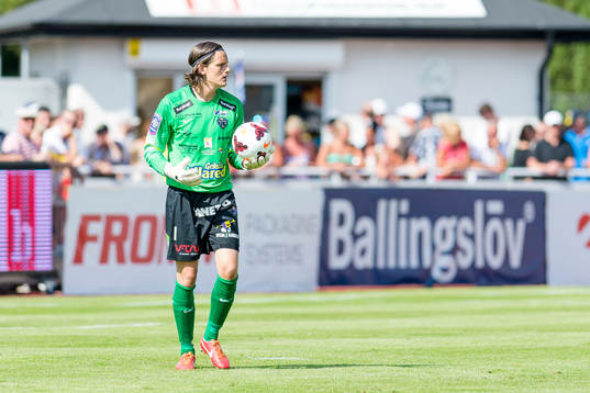 Falkenbergs målvakt Otto Martler