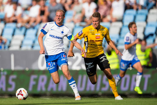 Norrköpings Andreas Johansson och Elfsborgs Viktor Claesson