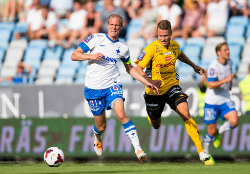 Norrköpings Andreas Johansson och Elfsborgs Viktor Claesson