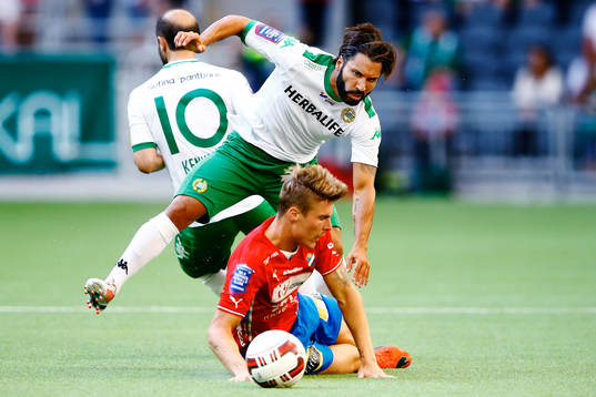 Hammarbys Stefan Batan och Östers Marcus Bergholtz