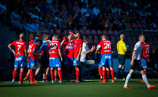 Helsingborg har vattenpaus
