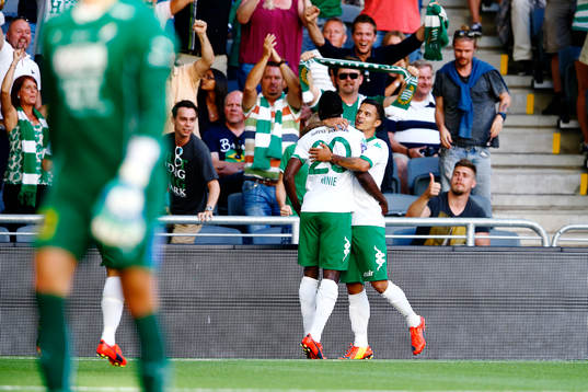 Hammarbys Amadaiya Rennie jublar