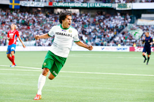 Hammarbys Lars Fuhre jublar