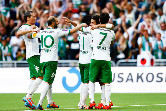 Hammarbys Lars Fuhre jublar