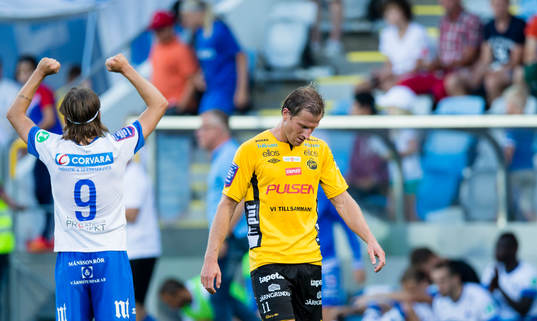 Elfsborgs Daniel Mobaeck ser deppig ut