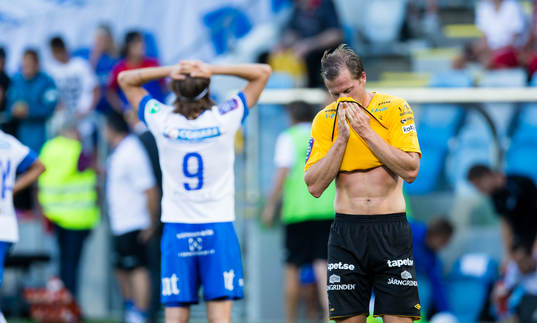 Elfsborgs Daniel Mobaeck ser deppig ut