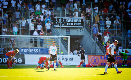 Örebro och Helsingborgs spelare deppar