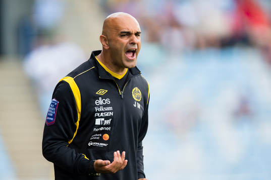 Elfsborgs tränare Jan Mian reagerar