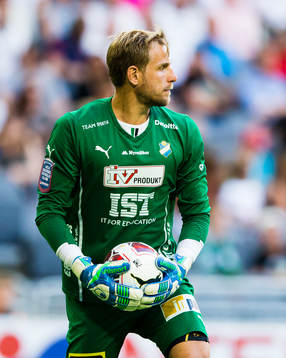 Östers målvakt Alexander Nadj