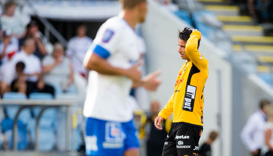Elfsborgs Mikkel Beckmann ser besviken ut