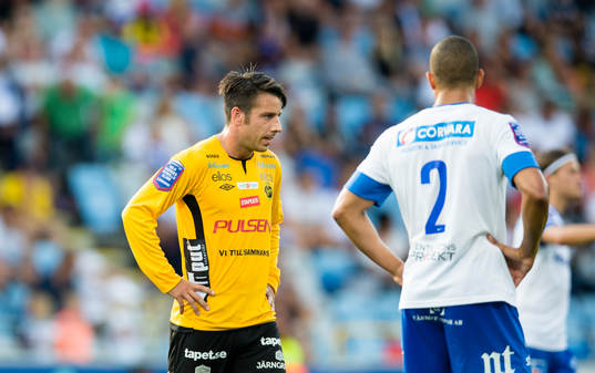 Elfsborgs Mikkel Beckmann ser deppig ut
