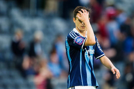 Djurgårdens Haris Radetinac deppar