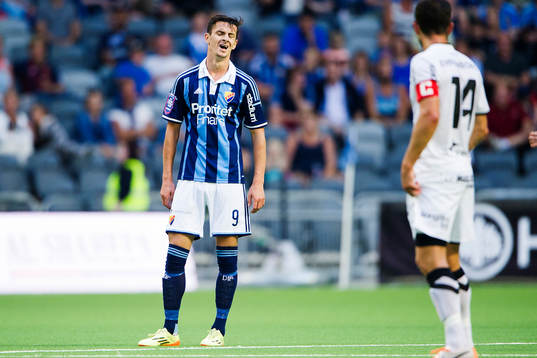Djurgårdens Haris Radetinac är upprörd