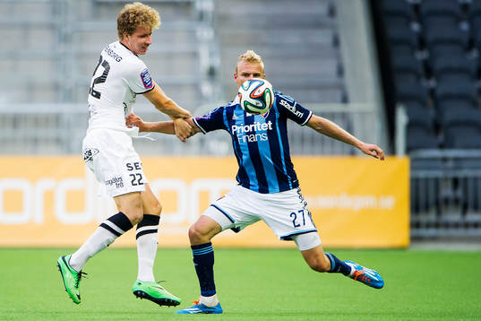 Häckens Samuel Gustafson och Djurgårdens Vytautas